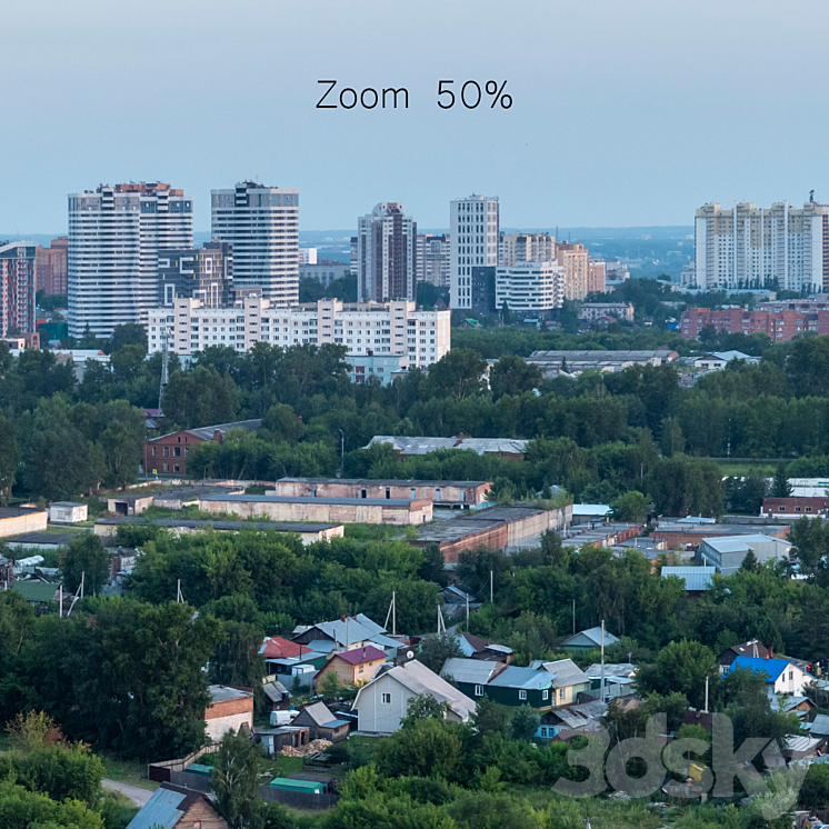 Panoramas of Novosibirsk. 2 pcs 3D Model Free