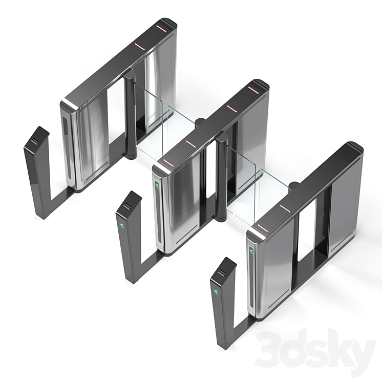 Boon edam speedlane compact 3D Model Free