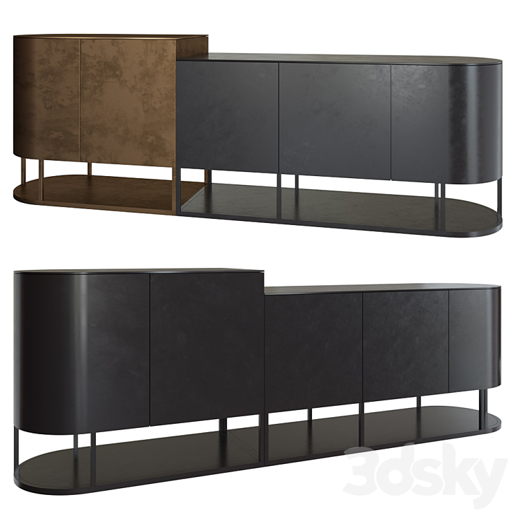 Curbstone Ronda Design 3D Model