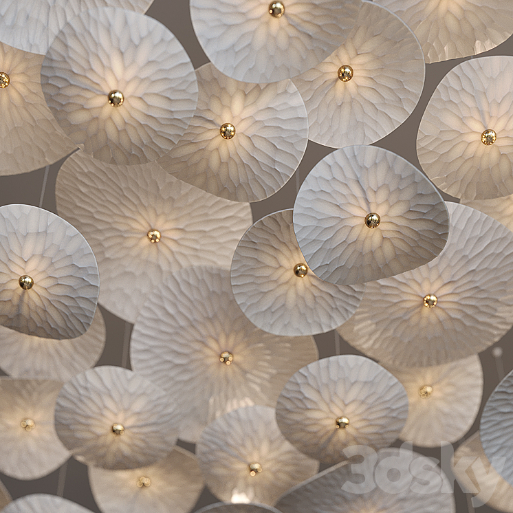 Suspended installation Vargov Design - Umbrellas 3D Model Free