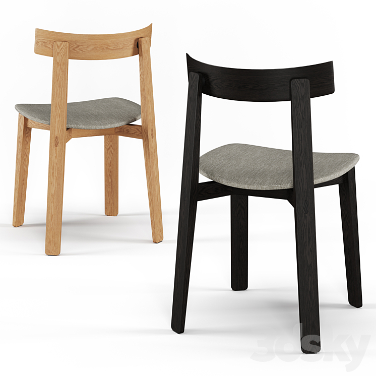 Nora chair 3DS Max Model - thumbnail 2