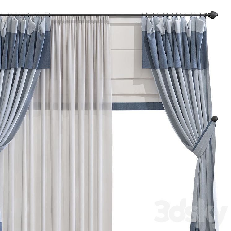 Curtain 945 3D Model