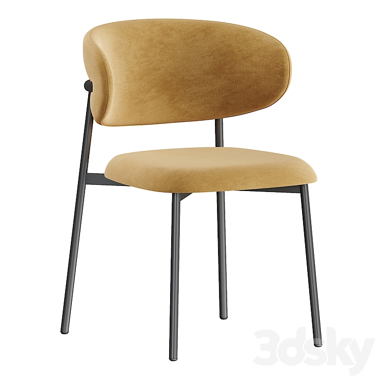 Potocco Olenadro dining chair 3DS Max - thumbnail 1