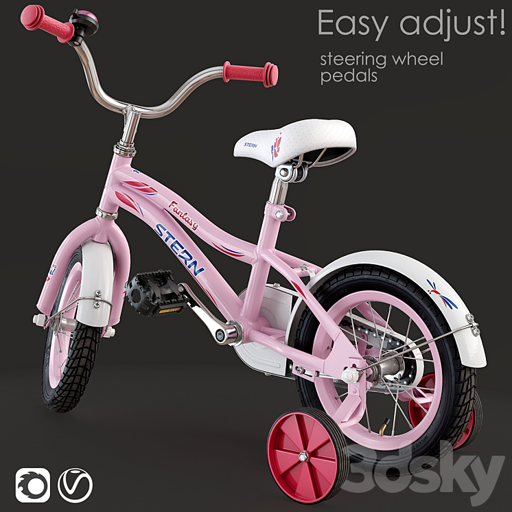 Children bicycle. STERN 3D Model Free