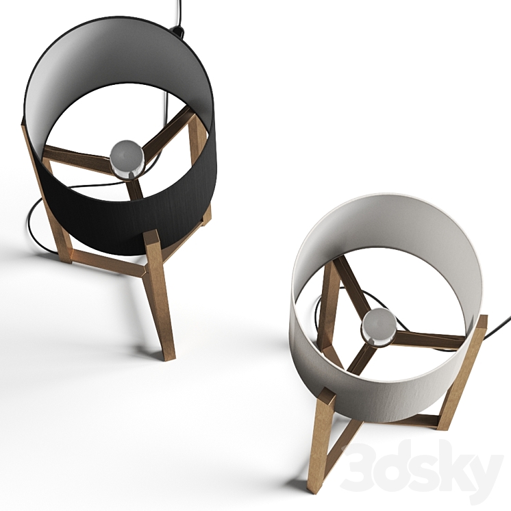 Craftvoll The Tria Floor Lamp 3D Model