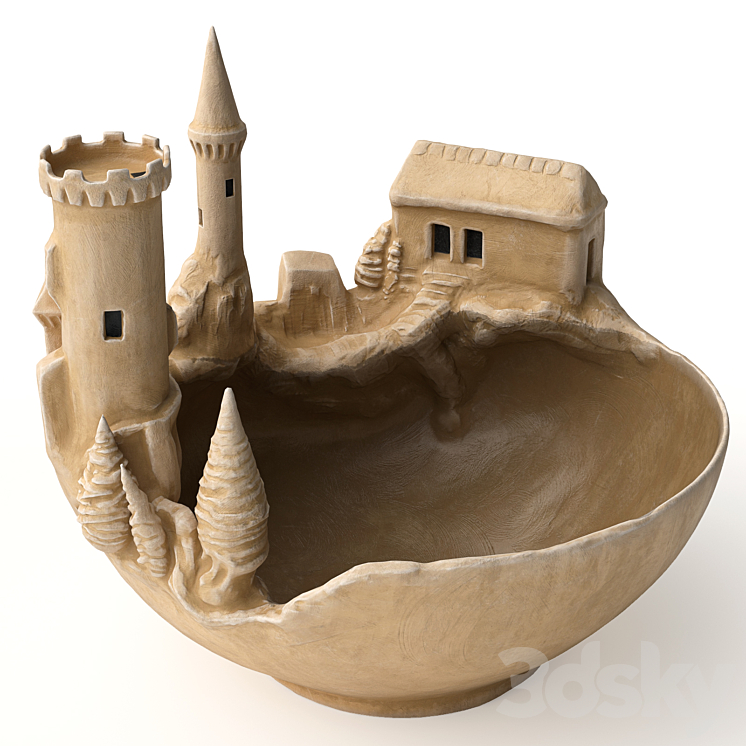 Clay sculpture 3DS Max - thumbnail 2