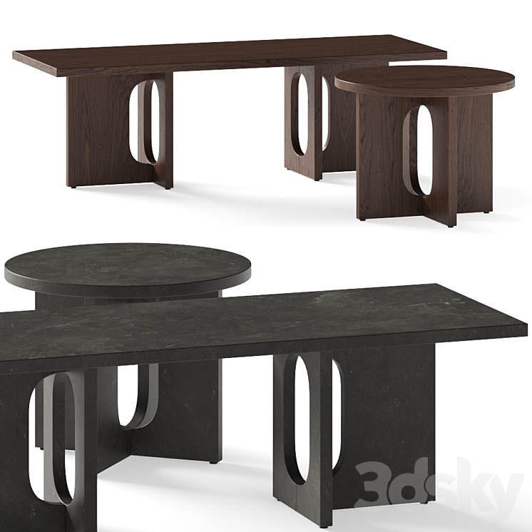 Menu Androgyne Coffee Side Table 3DS Max - thumbnail 2