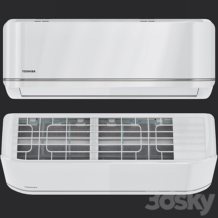 Air conditioner TOSHIBA 3D Model