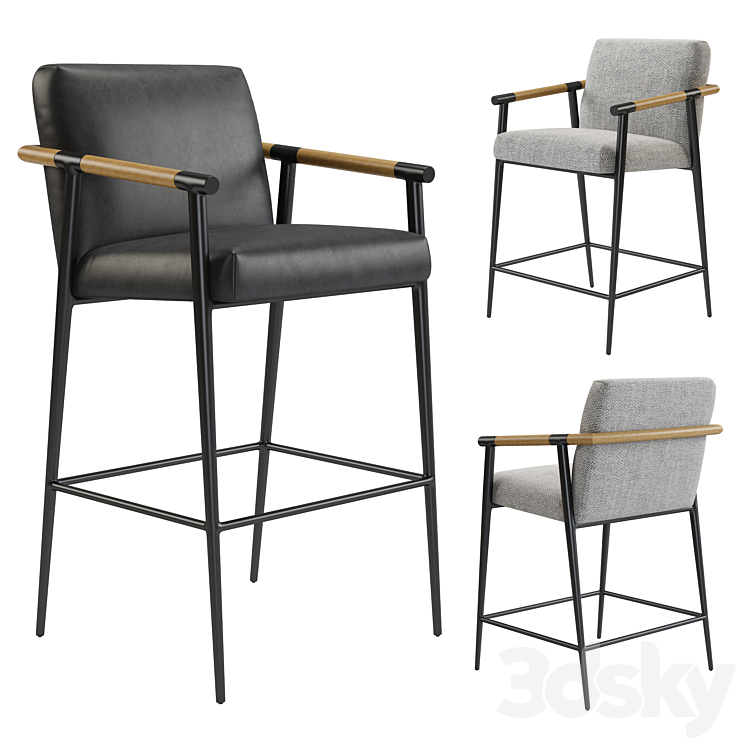 Rowen Bar & Counter Stool 3D Model
