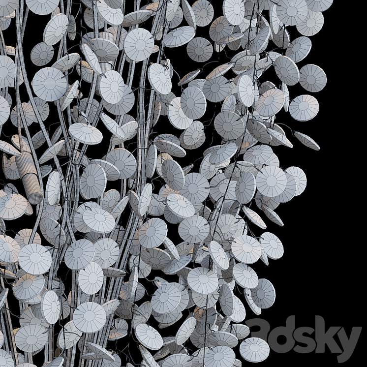 Hanging chandelier AISLING E 3DS Max Model - thumbnail 2