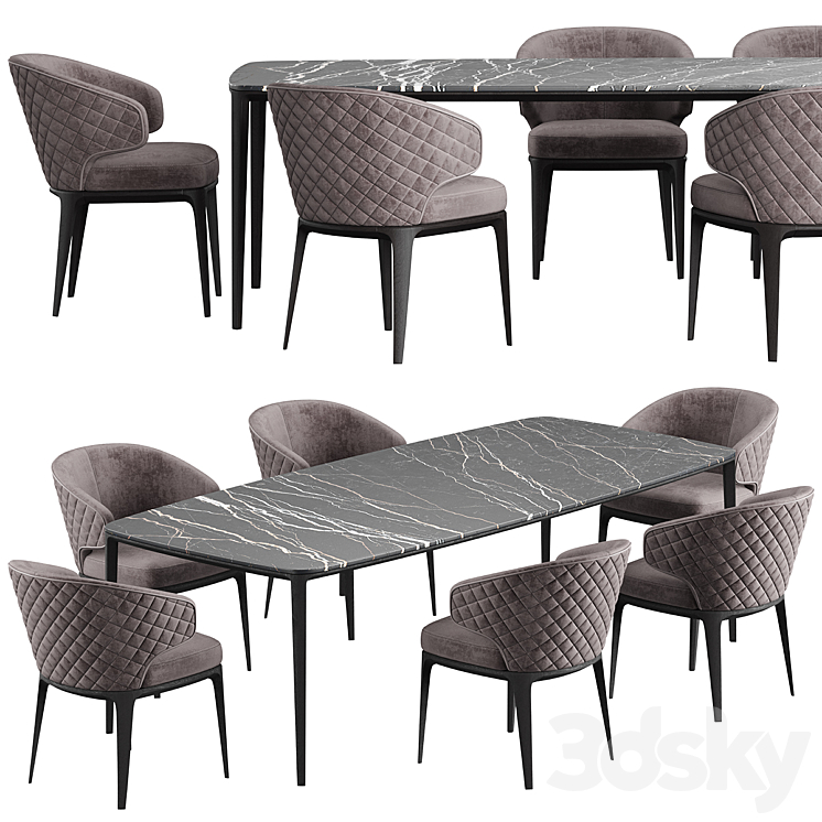 ATOM Chair Poliform HENRY Table Free Download