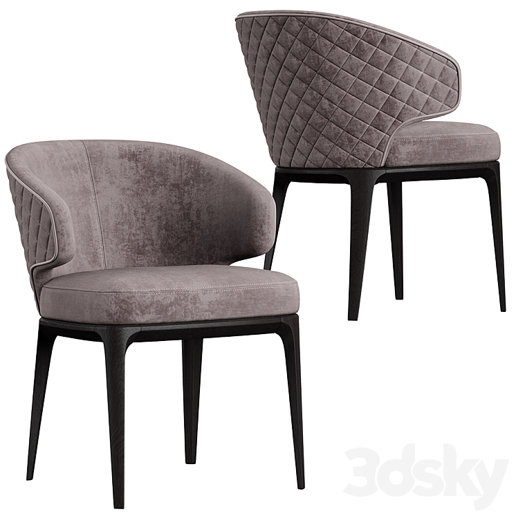ATOM Chair Poliform HENRY Table 3D Model Free