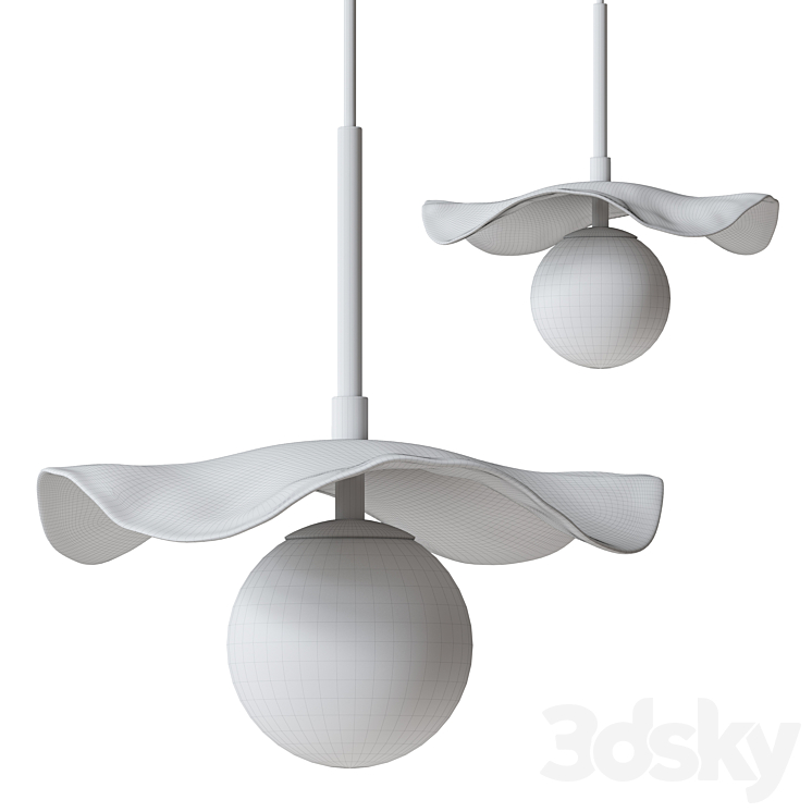 OLEA ceiling lamp 3D Model Free