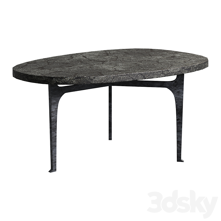 Stonehenge coffee table with stone top Coffee table coffee table 3DS Max - thumbnail 1