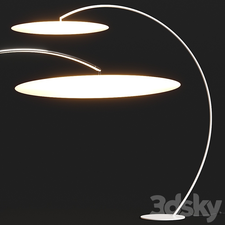 Cattelan Italia Astra Arc Floor Lamp 3DS Max Model - thumbnail 2
