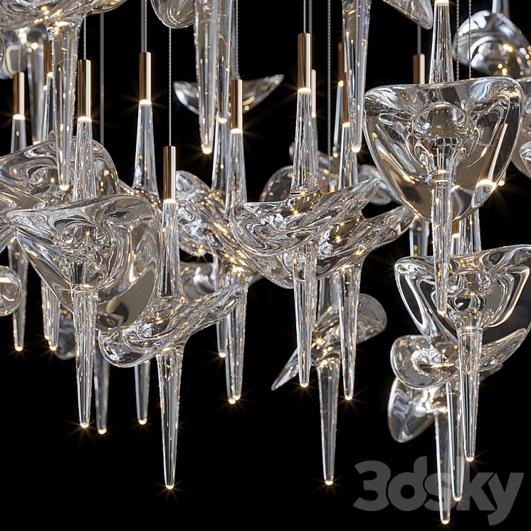 Suspended installation Vargov Design - Spritz 3D Model