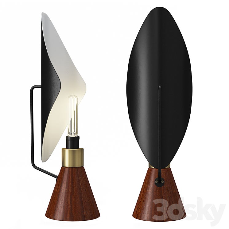 Mid-Century Modern Table Lamp Free Download