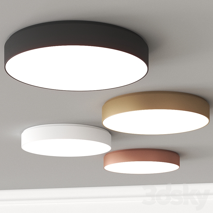 Discus up \/ Down by Petridis Sa Ceiling Lamp 3DS Max Model - thumbnail 1