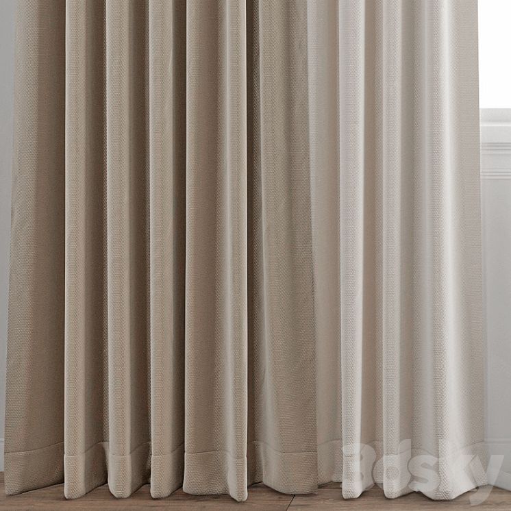 Curtain 415 3D Model