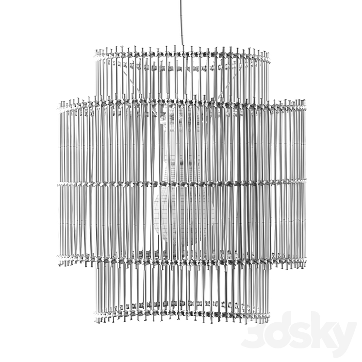 Haya bamboo lampshade 3D Model