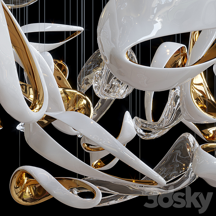Suspended installation Vargov Design - Infinity 3D Model Free