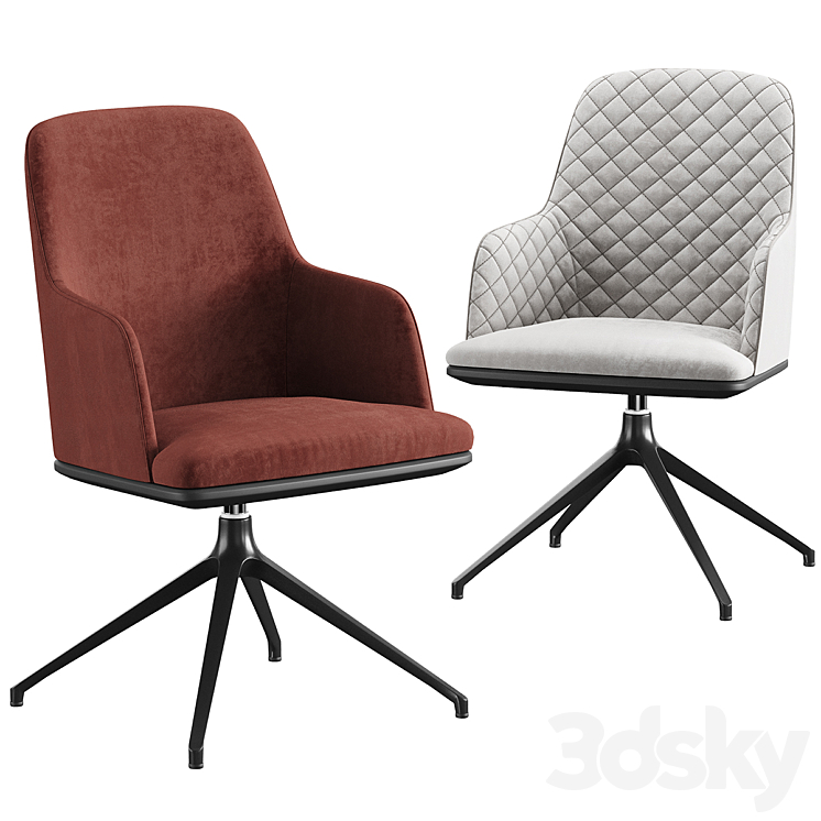 Chair PLAY MODERN office 3DS Max Model - thumbnail 2