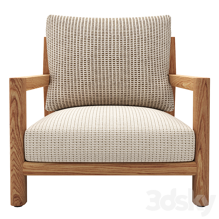 B&B Italia Pablo Outdoor Armchair 3D Model Free