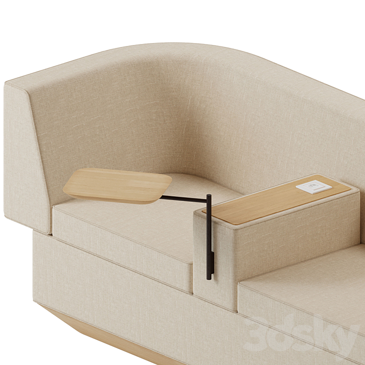 Brick Sofa by Joao Teixeira 3D Model