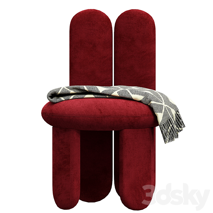 Glazy Chair Gentle 683 by Royal Stranger 3DS Max Model - thumbnail 1