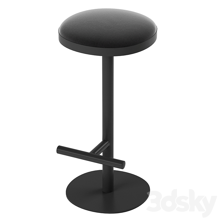 TABOU la redoute Mid-rise bar stool 3DS Max - thumbnail 1