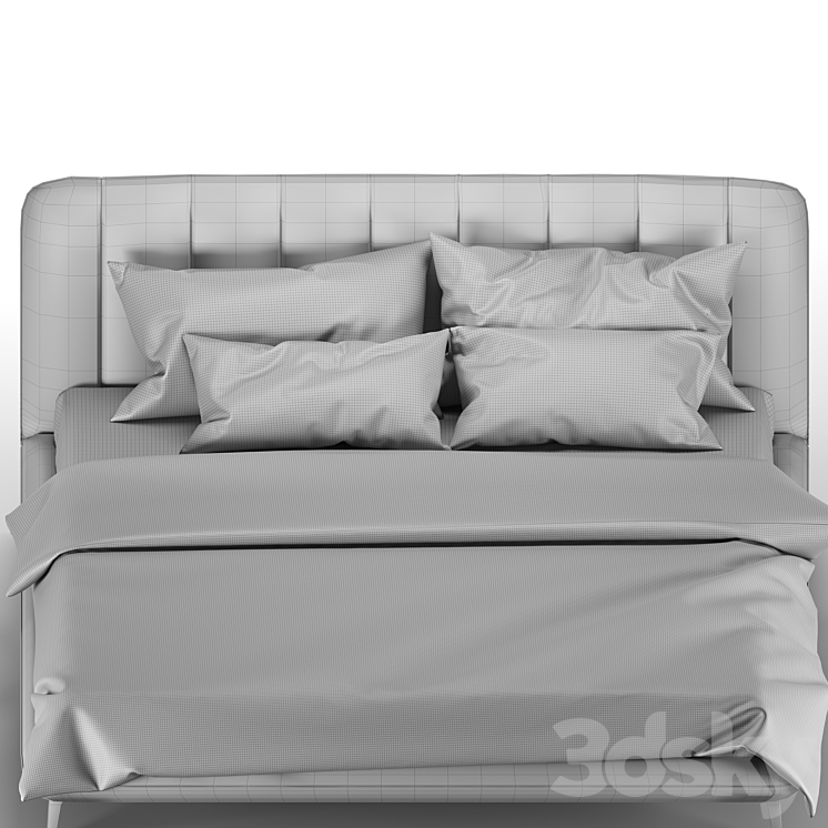 Bed Amsterdam WHOLESALE FURNITURE Bed 3D model