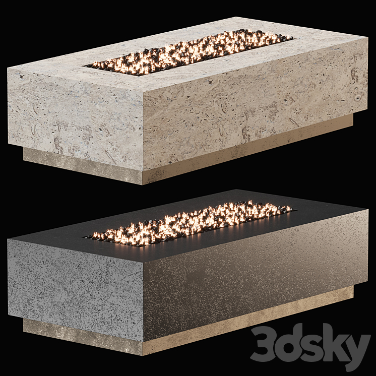 Fireplace №3 3D Model Free