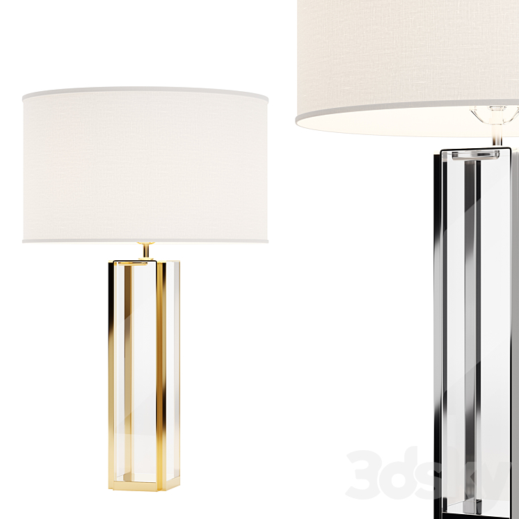 RESTORATION HARDWARE ROBESON TABLE LAMP 3D Model