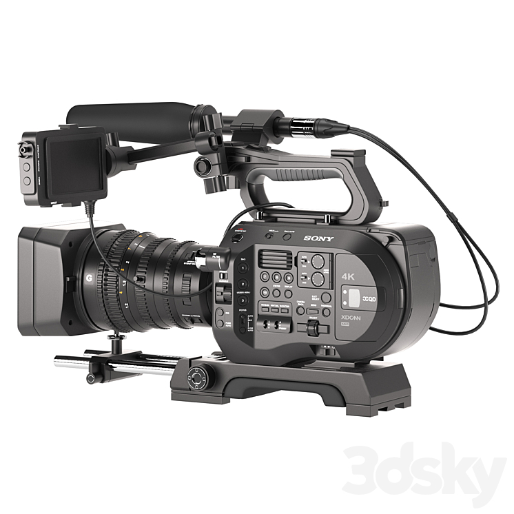 Sony PXW-FS7M2 3D Model