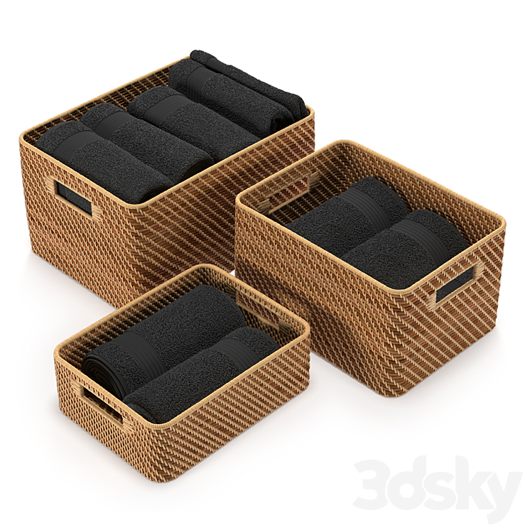Sedona totes set 3D Model