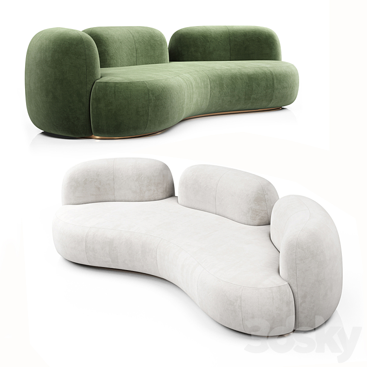 Tateyama XL Sofa 3 backs By Secolo Free Download