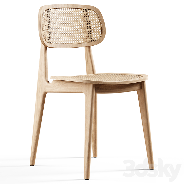 Vincent Sheppard – Titus dining chair 3DS Max Model - thumbnail 1