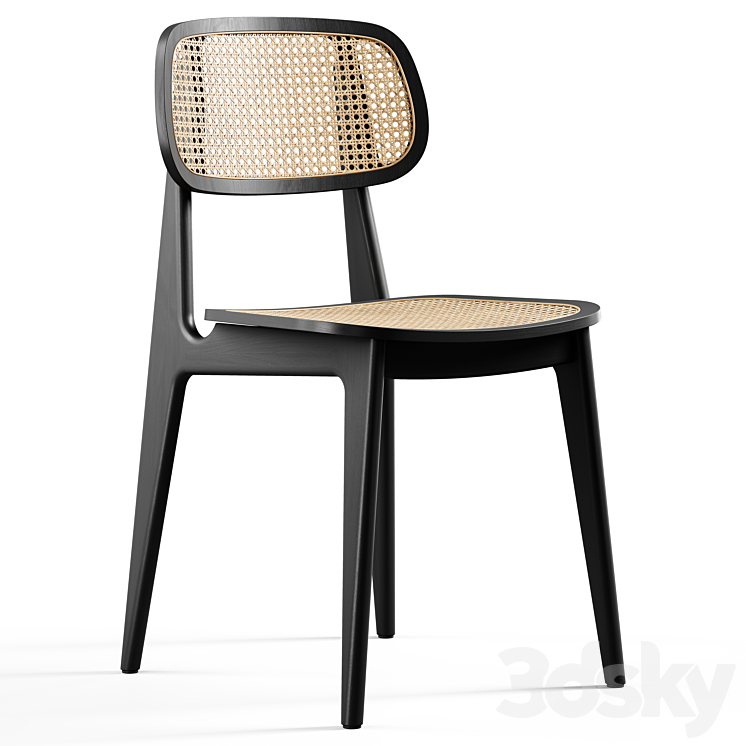 Vincent Sheppard – Titus dining chair 3DS Max Model - thumbnail 2
