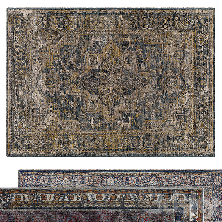 Classic rugs 3DS Max Model - thumbnail 2