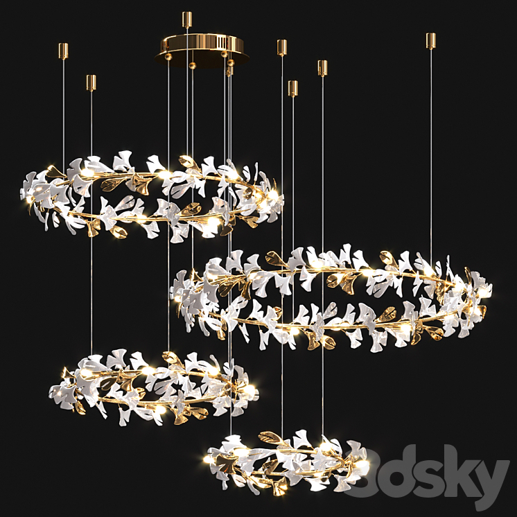 Cosmo Flower Chandelier_2 Free Download