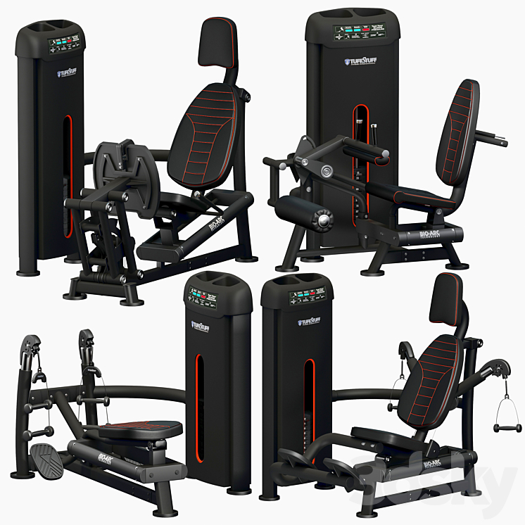 Equipment Gym 3 Updated 3D Model Free Download 3DSKY Decor Helper
