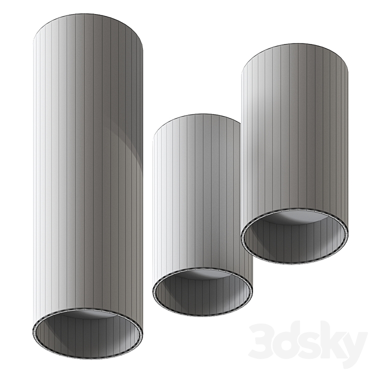 Arch Surface Round by Simon Ceiling Lamp 3D Model Free