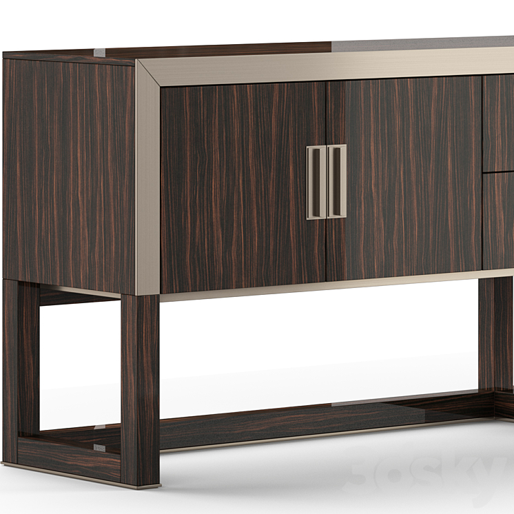 Longhi Aemad Sideboard 01 3DS Max Model - thumbnail 2