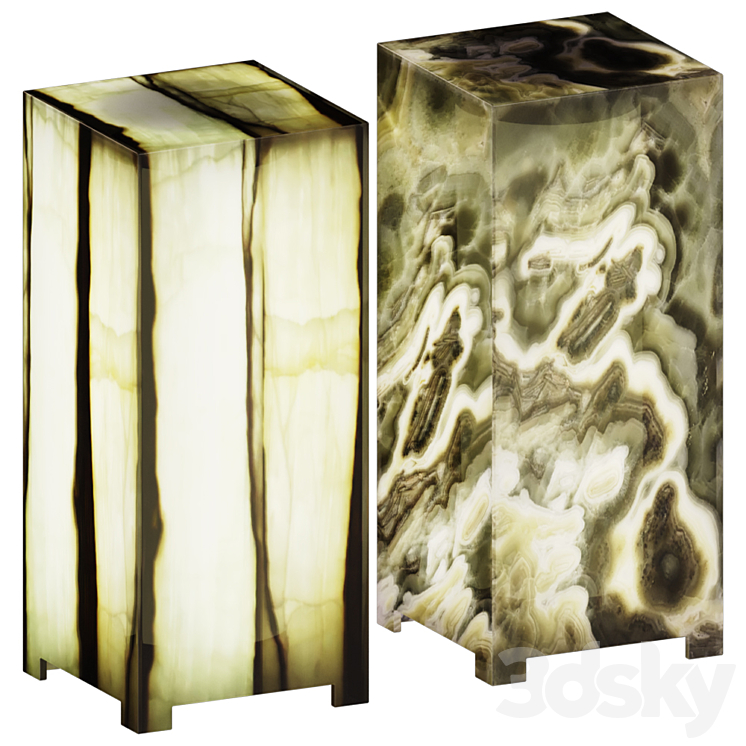 Ambient Table Lamp in Onyx 3DS Max Model - thumbnail 1