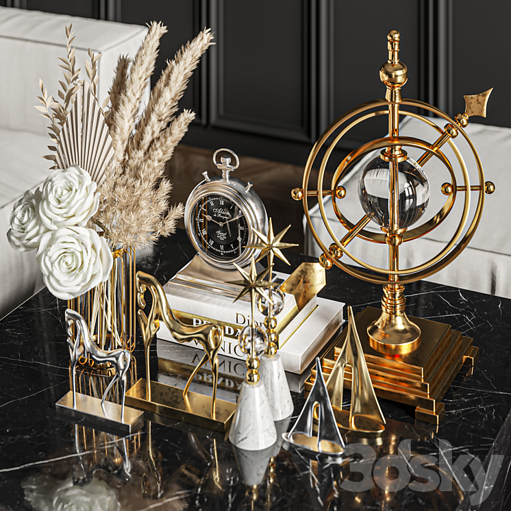 Decorative Set 40 3D Model