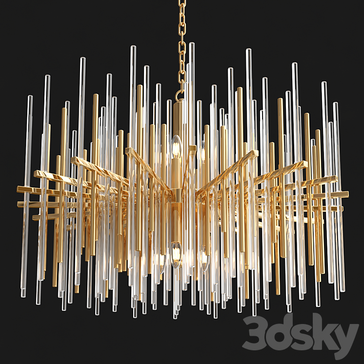 Chandelier 3DS Max - thumbnail 2
