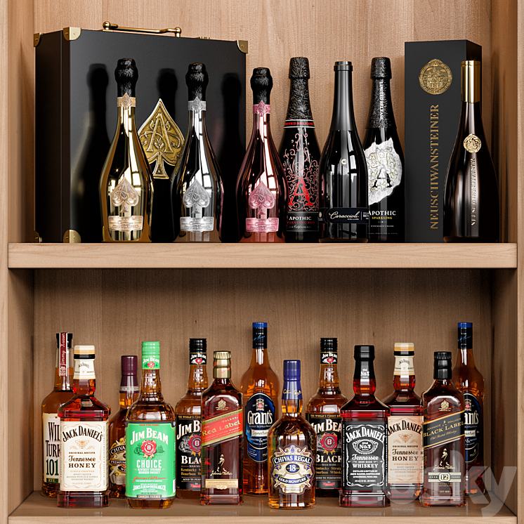 wine cellar 05 3D Model Free