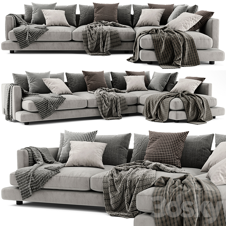 Flexform Long Island Chaise Longue Sofa