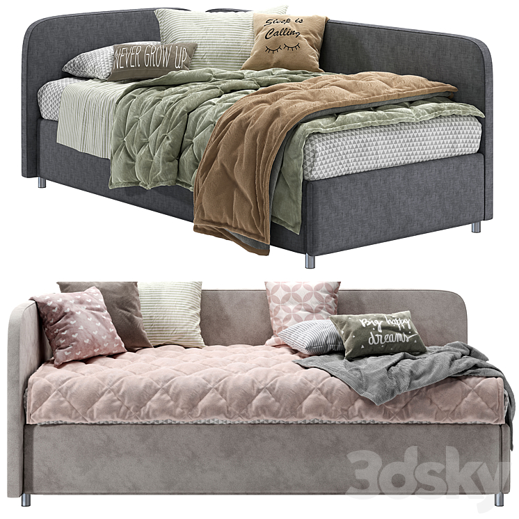 Aphrodite corner bed 3D Model