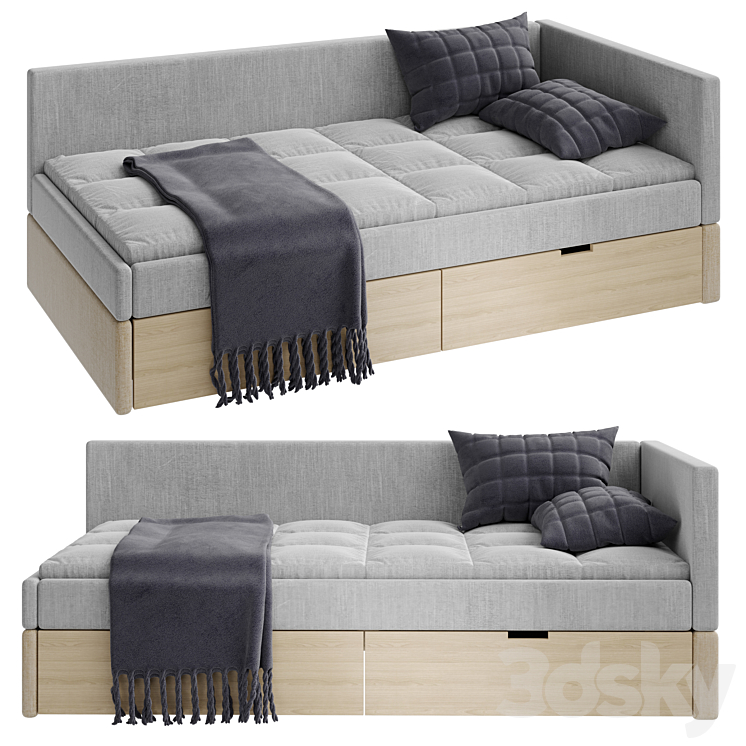baby bed 3DS Max - thumbnail 1